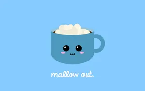 A Vibrant Scene Of Kawaii Monsters In A Playful Mood Wallpaper
