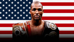 A Victorious Moment Of Bernard Hopkins Wallpaper