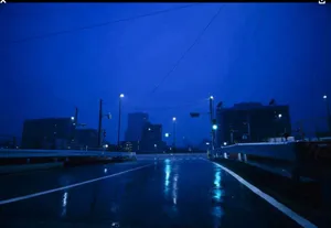 A Vivid, Blue Grunge Aesthetic. Wallpaper