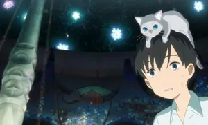 A Whisker Away Kento And Taro Wallpaper