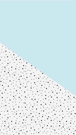A White And Blue Polka Dot Pattern On A Blue Background Wallpaper