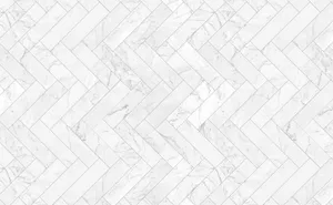 A White Marble Tile Pattern With A Chevron Pattern Wallpaper