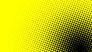 A Yellow And Black Halftone Background Wallpaper