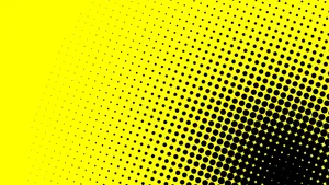 A Yellow And Black Halftone Background Wallpaper