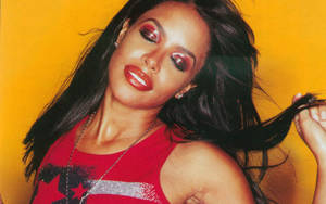 Aaliyah Make Up Wallpaper