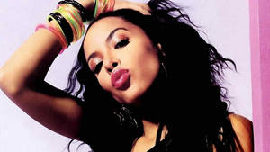 Aaliyah Pout Wallpaper