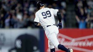 Aaron Judge In Jersey 99 Wallpaper