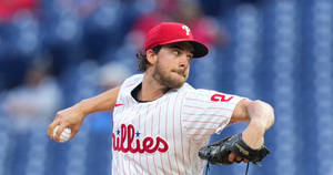 Aaron Nola Closed Mouth Wallpaper