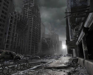 Abandoned Dark City Wallpaper