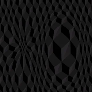 Abstract 3d Geometric Art On Blank Black Background Wallpaper