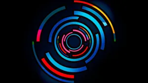 Abstract Art Circle Wallpaper