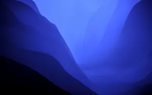 Abstract Art In Bright Blue Wallpaper