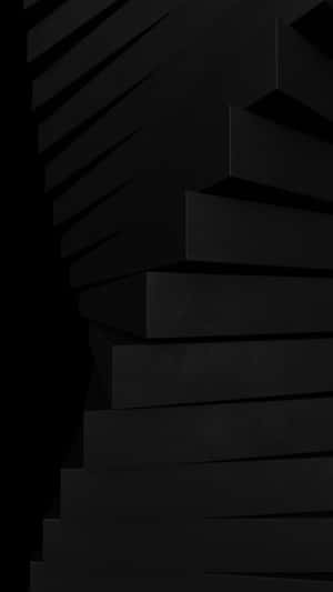 Abstract Black Geometric Design Wallpaper