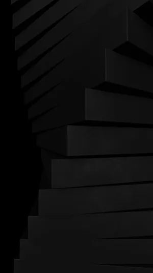 Abstract Black Geometric Design Wallpaper