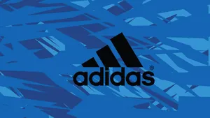 Abstract Blue Adidas Logo Wallpaper