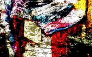 Abstract Digitalized Color Wallpaper