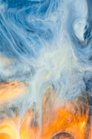 Abstract Fluid Acrylic Painting Wallpaper