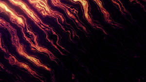 Abstract Glowing Yellow Waves Wallpaper