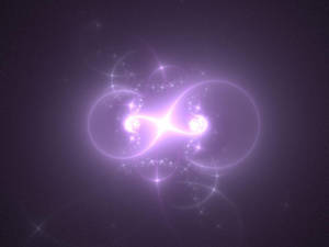 Abstract Infinity Symbol In Hazy Setting Wallpaper
