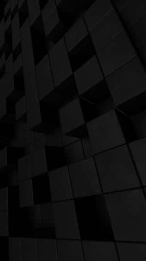 Abstract Matte Black Texture Wallpaper
