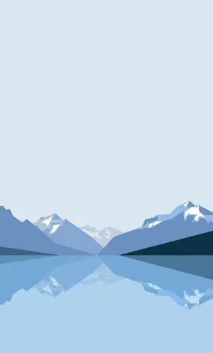 Abstract Minimalist Blue Wallpaper