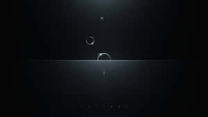 Abstract_ Minimalist_ Bubbles_ Dark_ Background_1920x1080 Wallpaper