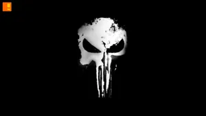 Abstract Minimalist Punisher Skull Wallpaper