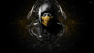 Abstract Mortal Kombat Scorpion Wallpaper