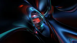 Abstract Neon Swirls Wallpaper