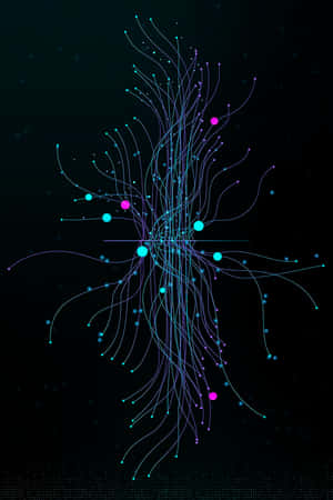 Abstract Neural Network Concept Wallpaper