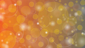 Abstract Orange And Yellow Circles Wallpaper