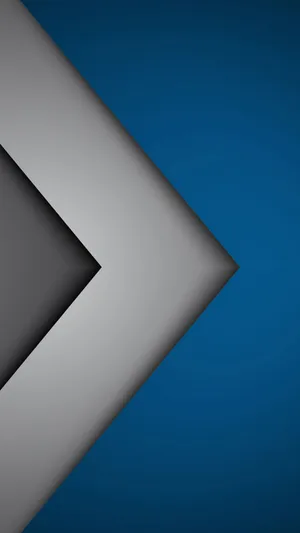 Abstract Painting Of Shades Of Blue And Gray Wallpaper