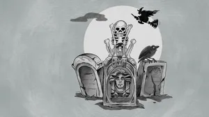 Abstract Pen Sketch Art Wallpaper