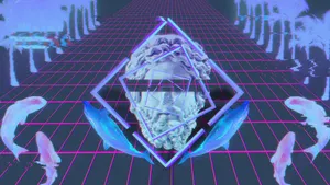 Abstract Purple Aesthetic Tumblr Laptop Wallpaper
