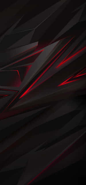 Abstract Red Black Geometric Wallpaper Wallpaper