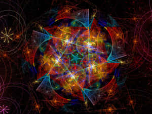 Abstract Shapes And Colors Create Mesmerizing Works Of Art. Wallpaper