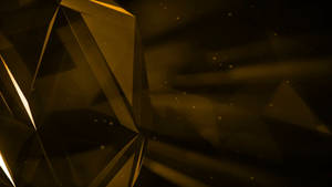 Abstract Shapes Gold Background Wallpaper