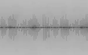 Abstract Soundwave Pattern Wallpaper