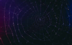 Abstract Spider Web Network Background Wallpaper