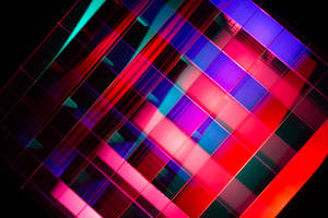 Abstract Stripes Multicolored Shapes Wallpaper