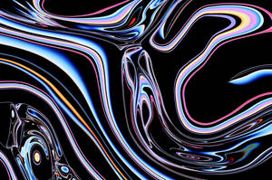 Abstract Swirling Lines Macos Wallpaper
