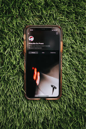 Abstract Tesla Logo Ios Phone Wallpaper