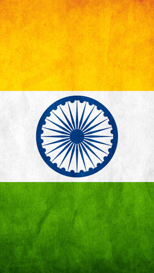 Abstract Texture Indian Flag Mobile Wallpaper