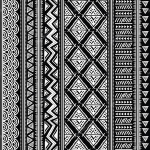 Abstract Tribal Patterns Wallpaper