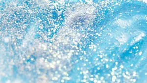 Abstract White And Blue Glitter Wallpaper