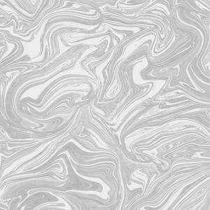 Abstract White Fluid Painting Art Wallpaper