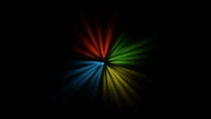 Abstract Windows Logo Amoled Desktop Wallpaper