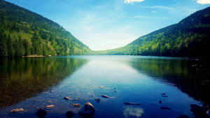 Acadia National Park Clear Lake Wallpaper