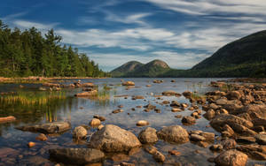 Acadia National Park Rocks Wallpaper