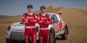 Acciona In Dakar Desert Wallpaper